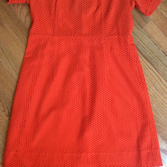 Orange Eyelet JCrew Dress - Picture 4 of 8